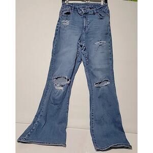 American Eagle Curvy Super High Rise Flare Womens Jeans